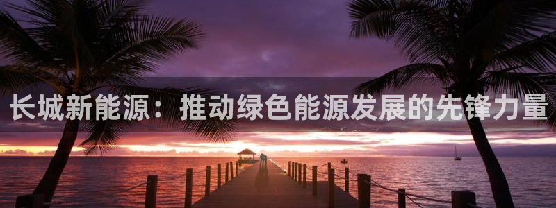 门徒娱乐黑钱事件：长城新能源：推动绿色能