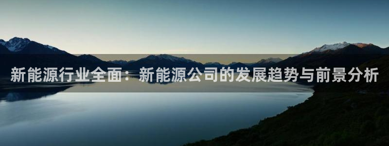 门徒娱乐老板叫什么名字:新能源行业全面:新能源公司的发展趋势